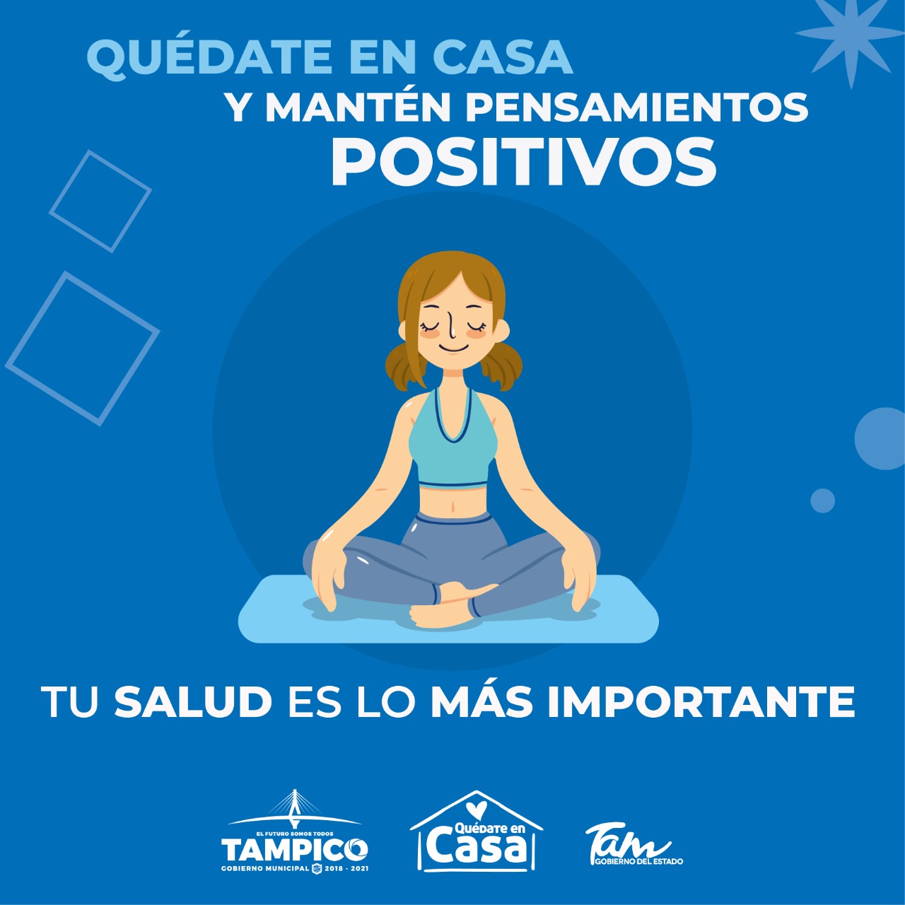 MANTÉN PENSAMIENTOS POSITIVOS