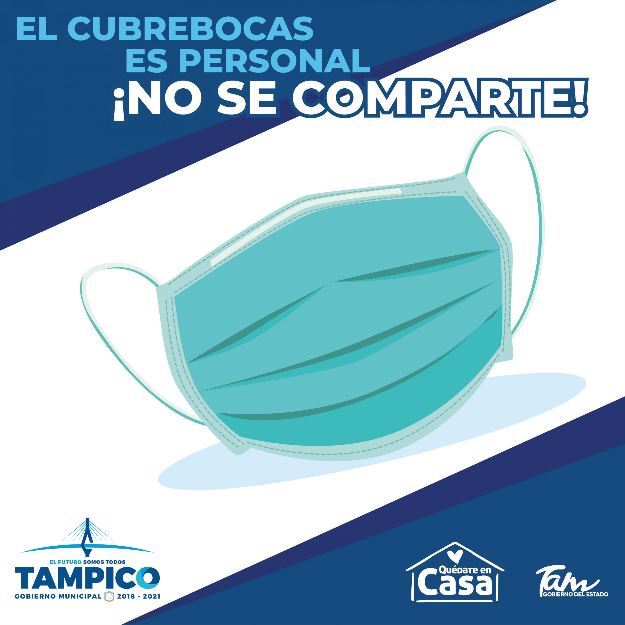 NO COMPARTAS TU CUBREBOCA