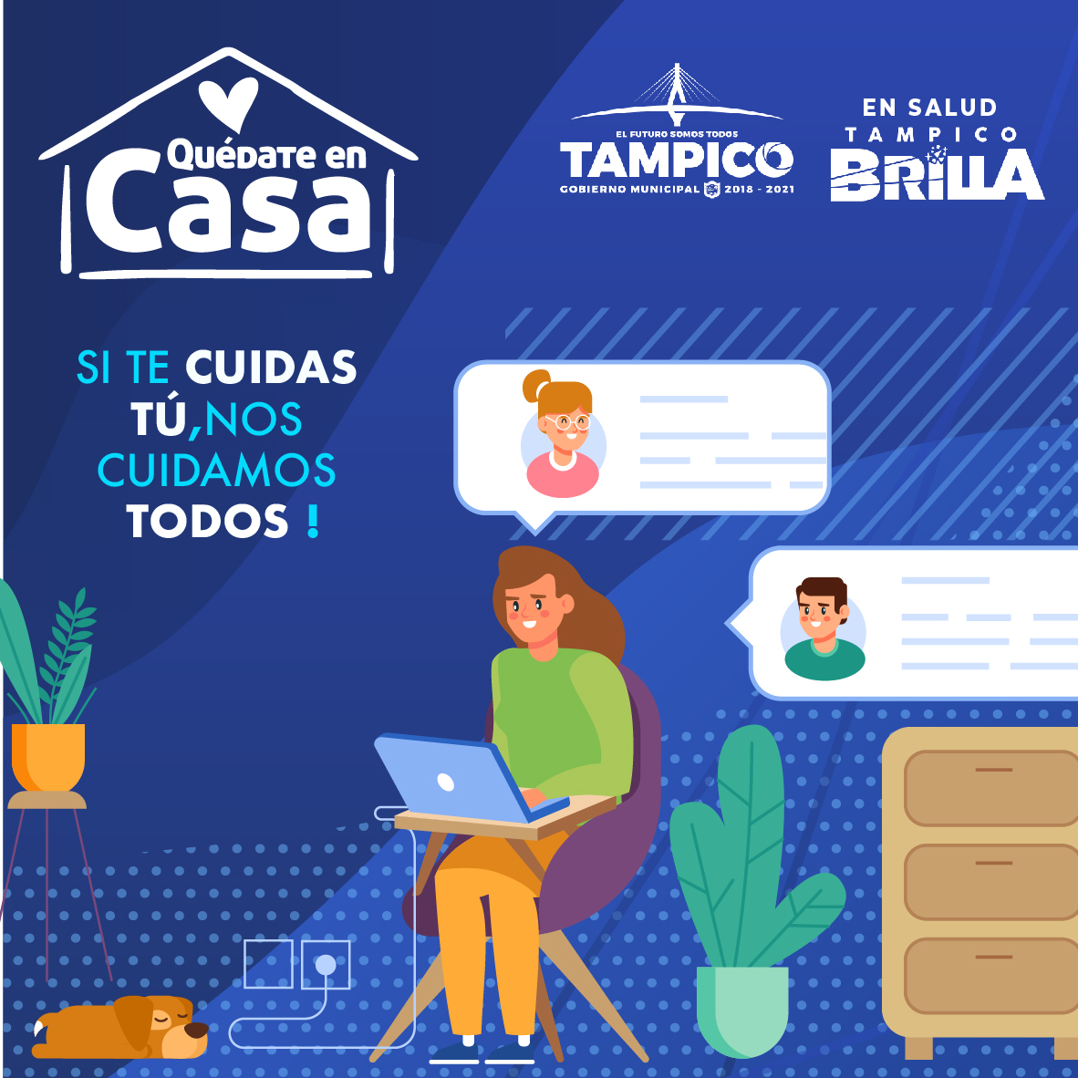 QUEDATE EN CASA