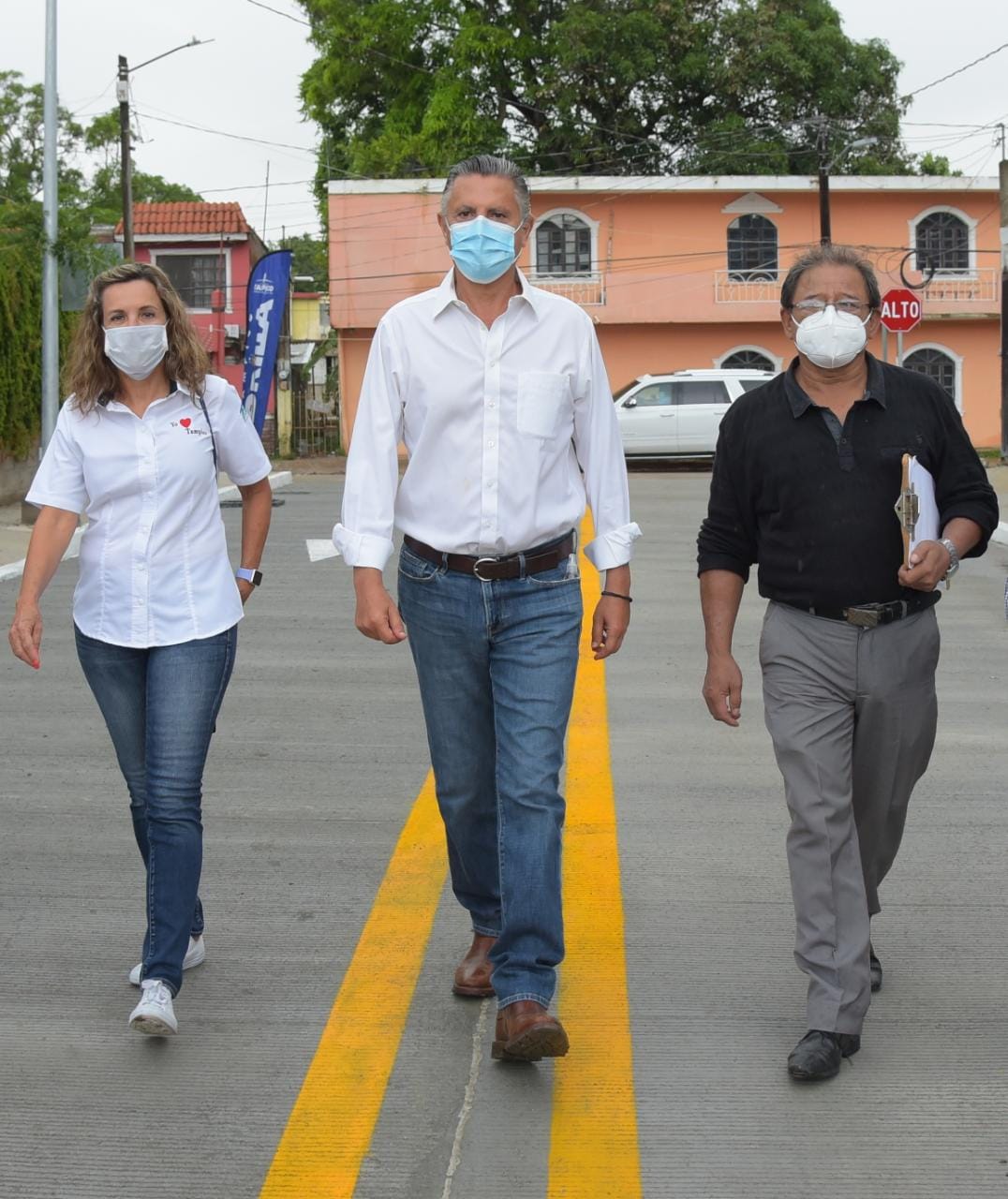 Destaca Gobierno de Tampico Importantes Avances en Materia de Pavimentación